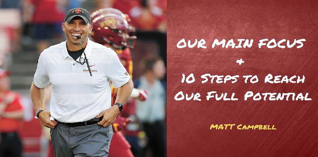 Matt Campbell - Our Main Focus and 10 Steps to Reach Our Full Potential Matt Campbell - Our Main Focus and 10 Steps to Reach Our Full Potential